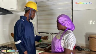 this is me begging the estate plumber to fuck me right i my kitchen