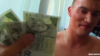 CZECH HUNTER 432 –  Buff Stud Enjoys Getting Bareback Drilled & A Load On His Face