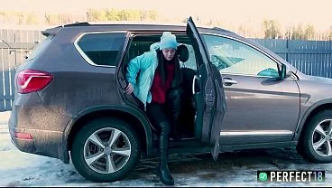 Amelia Ost makes her Freezing Fingers all Warm and Moist at Perfect18