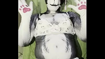 太ったハスキー かわいいランジェリー(ゲイ)