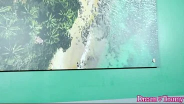 Sexy Shemale Babe Leticia Muller Gets Pumped by The Machine