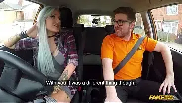 Anal sex and Dildo double penetration with Alexxa Vice – Fake Driving School