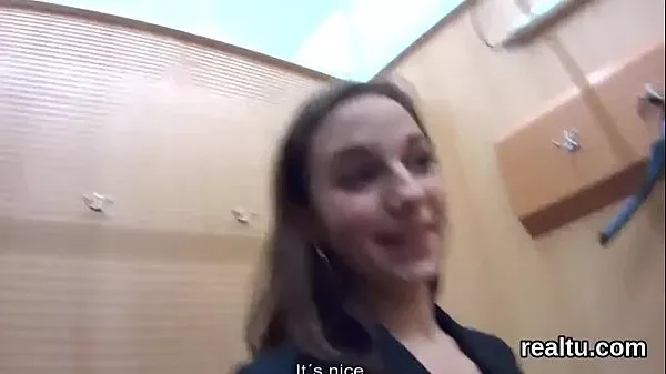 Fantastic czech girl is teased in the hypermarket and screwed in pov