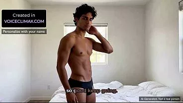 First Gay Experience with My Latino Twink Friend – AI Generated POV JOI
