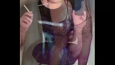 hot sissy slut shemale pounds her ass pipe balls deep POV