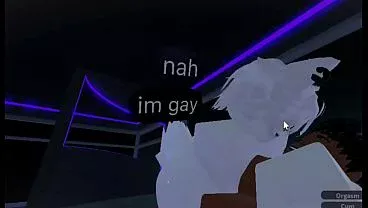 “humano privilegiado se masturba y luego se folla a Lobo furry en roblox”