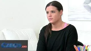 I could not resist her super tanned cute little body on couch – CZECH XXX