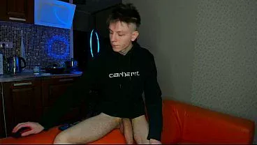 Long Boring Class Skinny Twink Races Home To Jerk