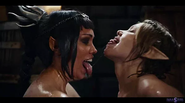 Medieval Fantasy Lesbian Sex – Blonde Elf Girl Infects Octokuro With Sex Craving Parasites