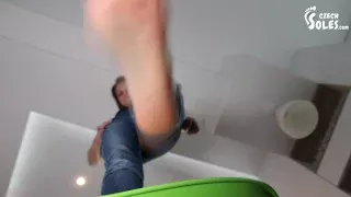 Megan’s long toes and sexy feet compilation (czech feet, foot model, sexy soles, foot goddess, toes)