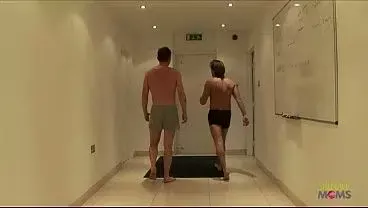 Milf brunette twins like taking large shafts in their gaping cunts as they are fucked by two guys