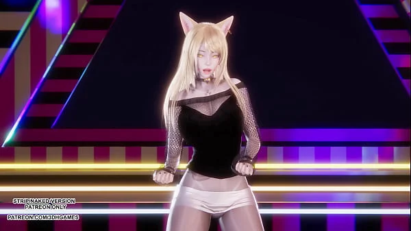[MMD] Sistar – Touch my body Ahri Sexy Kpop Dance League of Legends Uncensored Hentai 4K 60FPS