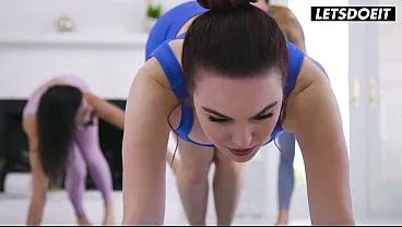 Naked Yoga Leads to a Steamy Lesbian Threesome – A GIRL KNOWS