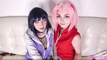 Purple bitch Лесбиянки в косплее , анал ,игрушки, лесбиянки ,цветные волосы