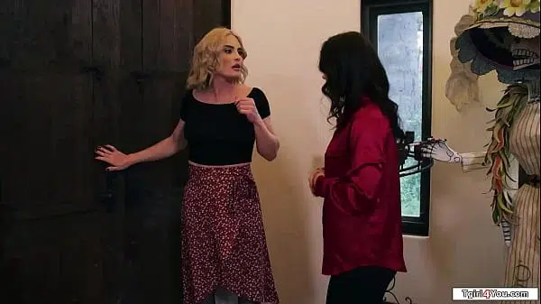 That intimate dance got me a tgirl boner