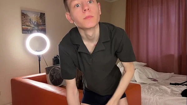 18yo Hung Twink Edges Veiny Monster Till Rope Explosion