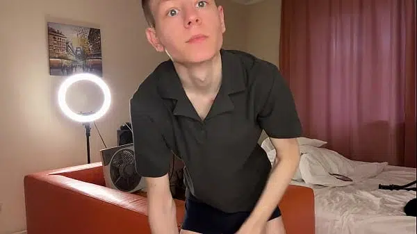 18yo Hung Twink Edges Veiny Monster Till Rope Explosion