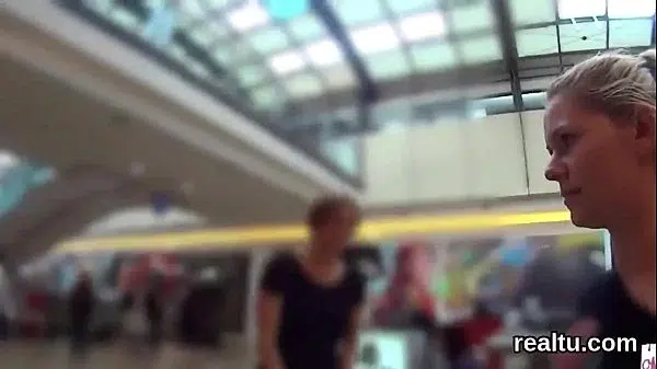 Beautiful czech sweetie gets tempted in the hypermarket and reamed in pov