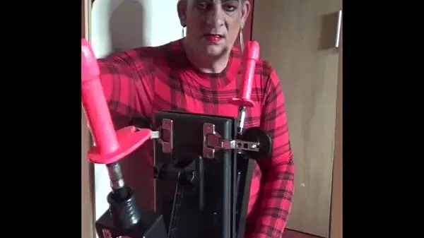 bisexual crossdresser lets the toy fuck him as he gets a taste of it afterwards part 1