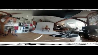 Claudia Mac 02 – Backstage before masturbation video 3DVR 360 UP-DOWN