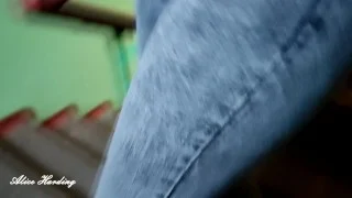 compilation Alice in different situations on the street in the entrance in the bar shows her tits