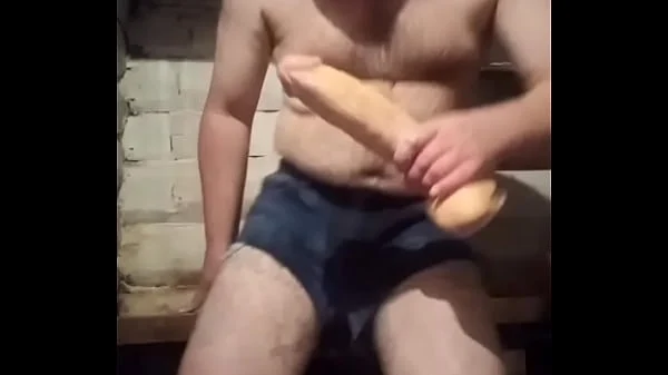 Gay amateur from Russia tests his thick juicy ass for strength with anal sex with a huge dick! His assholes are flowing with pleasure!