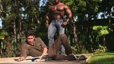 Gay Black Stud Robs House And Fucks Helpless White Boy