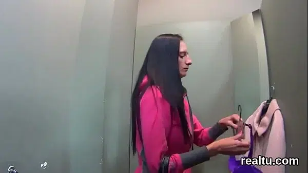 Glamorous czech cutie is tempted in the supermarket and fucked in pov