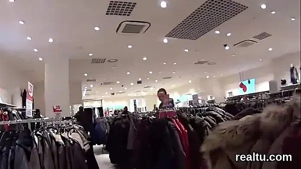 Luscious czech teen was seduced in the hypermarket and penetrated in pov