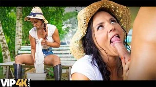 MATURE4K. Public sex in the Czech village