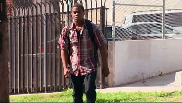 Muscular Hunk Thumps Twink For Some Black On Black Gay Action