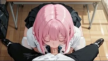 Punished by a female teacher after class