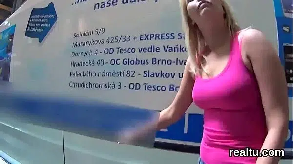 Stunning czech teenie gets seduced in the supermarket and drilled in pov