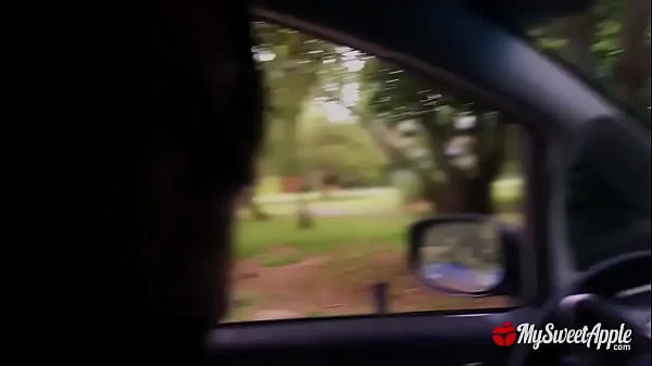 Too horny to keep driving ? New car fuck video in Buenos Aires available on all our platforms