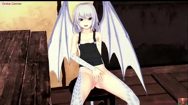 Blue-Haired Scaly Tease: Nyx Fingers Herself Silly – Scales Shaking, Pussy Dripping!