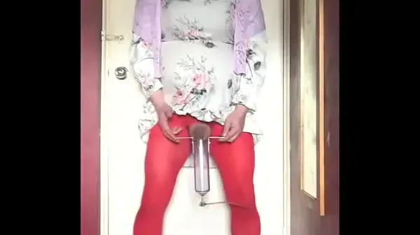 crossdressing sissy will not stop swallowing his own pee till he has swallowed some of your pee first