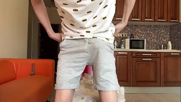 Cute Twink Jerks Colossal Pulsing Dick