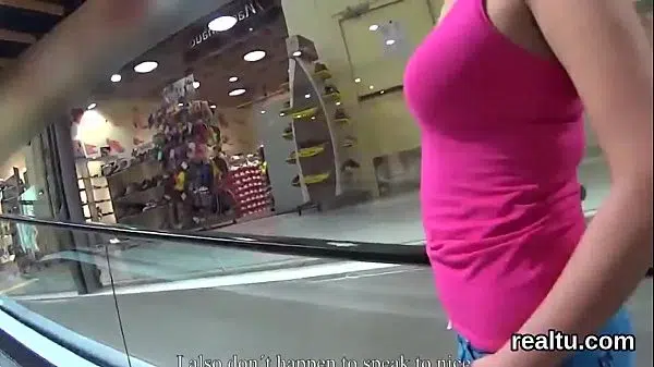 Enchanting czech girl was seduced in the hypermarket and drilled in pov