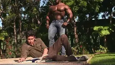 Gay Black Stud Robs House And Fucks Helpless White Boy