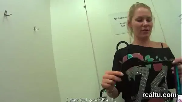 Luscious czech sweetie was seduced in the hypermarket and plowed in pov