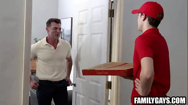 Pizza Boy Stepson Punished by Angry Step dad