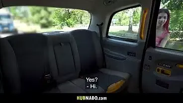 Seductive Redhead’s Wild Backseat Encounter