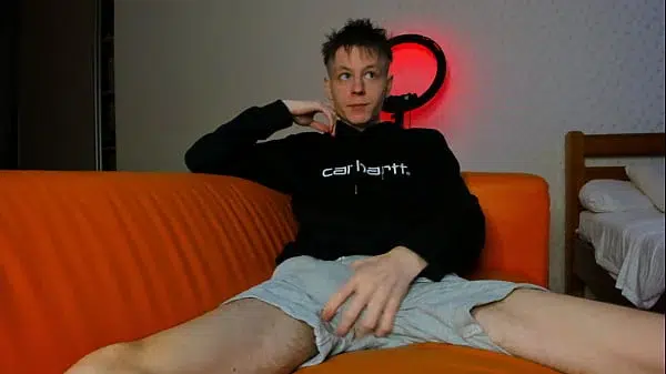 Slim Twink Webcam Leaking Tip To Cum Fountain