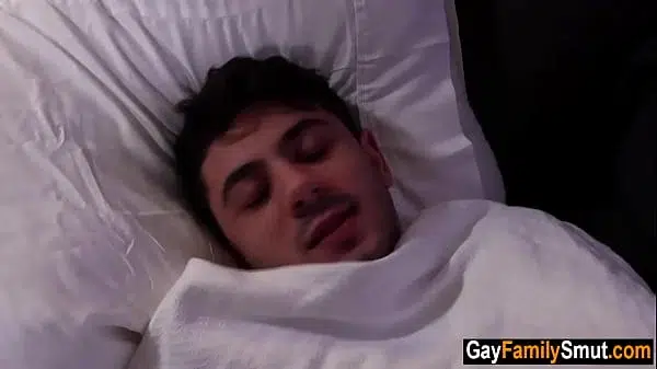 Gay step son bangs step daddy behind step mom’s back