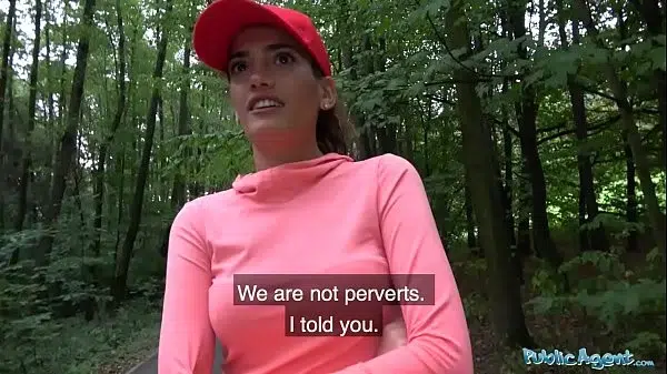 Public Agent Hot Spanish jogger fucks on stairs