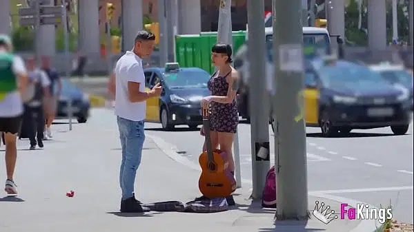 We pick a street artist up and convince to become a PORNSTAR!!