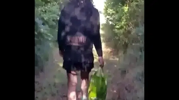 bisexual crossdresser takes his first public walk dressed up like a girl and when he saw someone coming he was going to walk right past them but ended up running off instead vote me down i will keep uploading it with the 29 voting down wankers