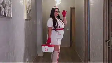 Chubby Nurse Julia Lane Knows How to Heal a Stiff Dick JM1523