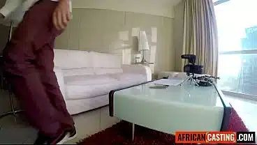 I hired this BIG ASS EBONY maid to clean…she made the job about my cock instead