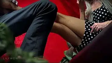 Lily WOW, ASMR Massage, Nylon Pantyhose, Pantyhose Feet, Sexy Legs, Foot Massage, Chinese Brush Massage, MILF Pantyhose